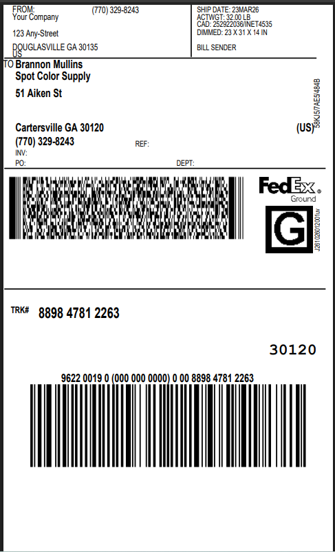 Return Shipping Labels